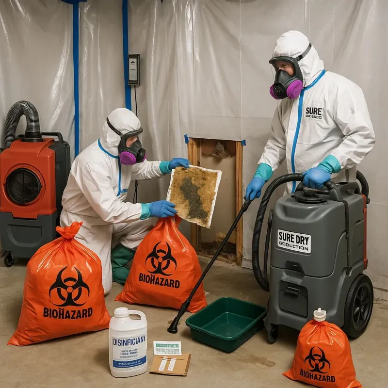 Contaminated Water Handling Protocols process in Sans Souci, SC